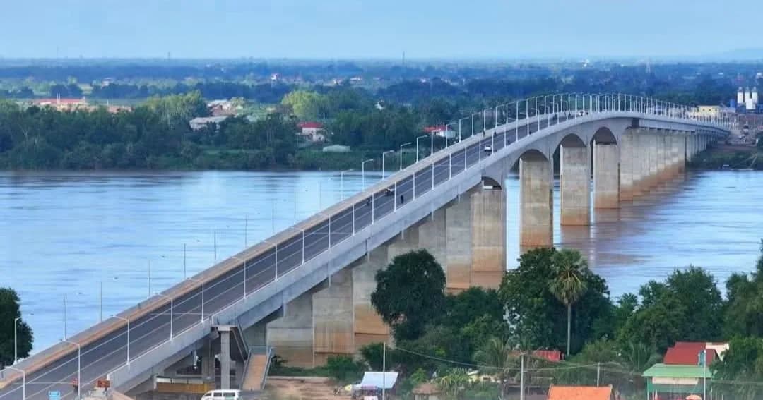 សមិទ្ធផលថ្មី ស្ពានមិត្តភាពកម្ពុជា-ចិន មេគង្គក្រចេះ គ្រោងនឹងសម្ពោធបើកឱ្យប្រើប្រាស់ជាផ្លូវការ នាដើម ខែមករា ឆ្នាំ២០២៧