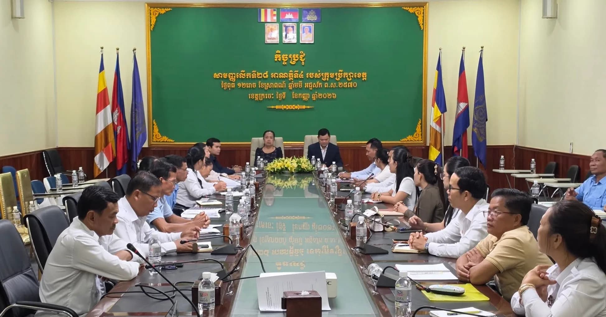 កិច្ចប្រជុំស្តីពី “ការគាំទ្របច្ចេកទេស និងការរៀបចំកម្មវិធីអប់រំផ្សព្វផ្សាយពាក់ព័ន្ធ នឹងប្រធានបទការកេងប្រវ័ញ្ច និងរំលោភបំពានផ្លូវភេទលើកុមារ នៅខេត្តក្រចេះ