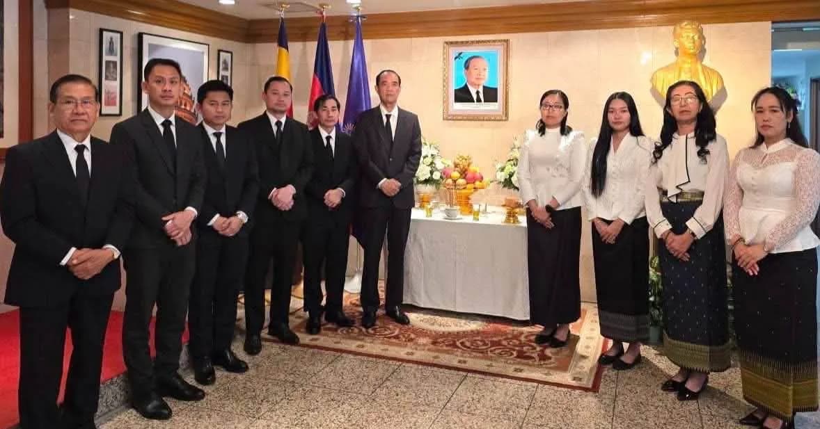 ស្ថានឯកអគ្គរាជទូតកម្ពុជាប្រចាំប្រទេសជប៉ុន រៀបចំពិធីគោរពព្រះវិញ្ញាណក្ខន្ធ ព្រះករុណាព្រះបាទសម្តេច ព្រះ នរោត្តម សីហនុ ព្រះមហាវីរក្សត្រ ព្រះវររាជបិតា ឯករាជ្យ បូរណភាពទឹកដី និងឯកភាពជាតិខ្មែរ “ព្រះបរមរតនកោដ្ឋ” គម្រប់ខួប ១៤ឆ្នាំ