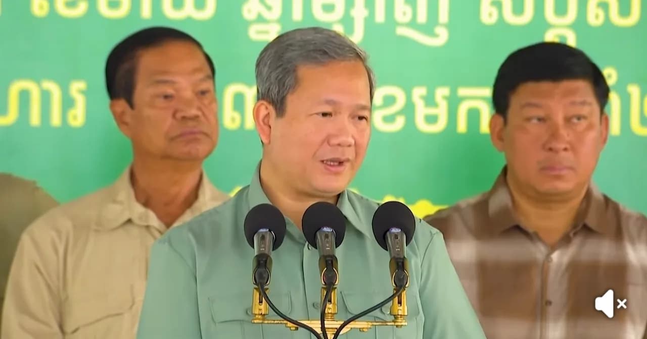 សម្តេចធិបតី ហ៊ុន ម៉ាណែត៖ក្នុងពេលចុះសួរសុខទុក្ខបងប្អូនប្រជាពលរដ្ឋភៀសសឹក នៅខេត្តព្រះវិហារកាលពីថ្ងៃទី៣១ មករា ២០២៦ ខ្ញុំបានជម្រាបជូនបងប្អូនប្រជាពលរដ្ឋនៅពេលនោះ អំពីវិធានការដែលរាជរដ្ឋាភិបាលត្រូវដាក់ចេញក្នុងគោលដៅសង្គ្រោះជីវិតប្រជាពលរដ្ឋ ការស្វែងរកសន្តិភាពយូរអង្វែងដើម្បីកុំឱ្យសង្គ្រាមកើតមានឡើងវិញ