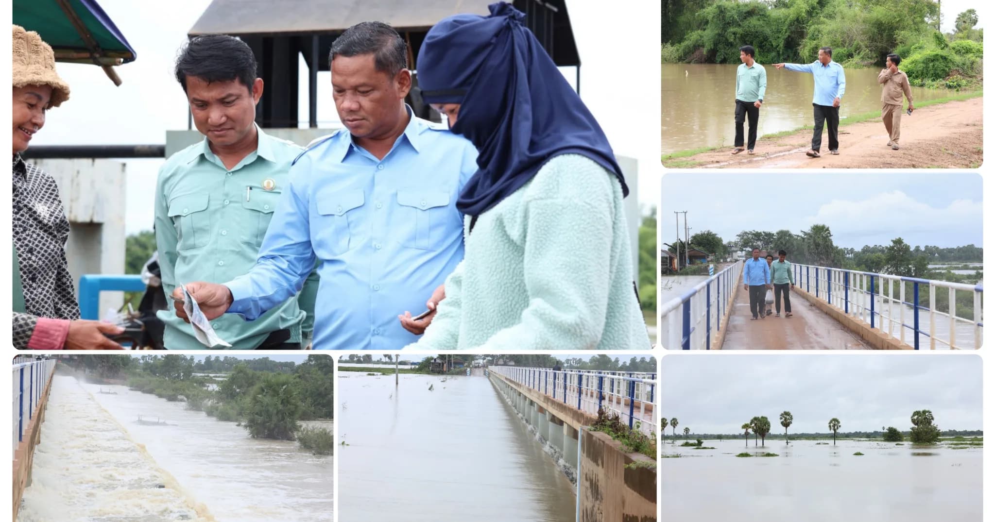 ‎អភិបាលស្រុកប្រាសាទបល្ល័ង្ក ចុះពិនិត្យមើលស្ថានភាពជំនន់ទឹកភ្លៀង នៅតាមបណ្ដាឃុំទាំងអស់ក្នុងស្រុក  ដើម្បីត្រៀមវិធានការទប់ស្កាត់ និងជួយអន្តរាគមន៍ ដល់ប្រជាពលរដ្ឋ ដោយភ្លៀងបន្តធ្លាក់ជាបន្តបន្ទាប់
