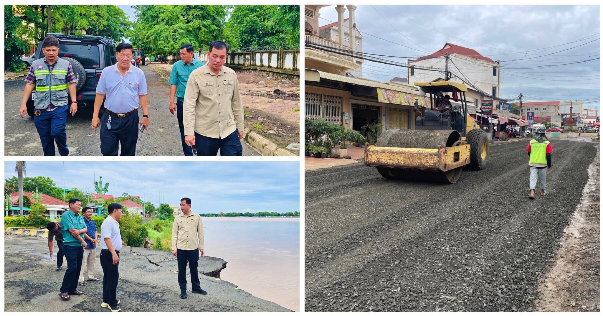 អភិបាលខេត្តកំពង់ចាម ចុះពិនិត្យប្រព័ន្ធសុវត្ថិភាព តាមការដ្ឋាននានា ក្នុងក្រុងកំពង់ចាម