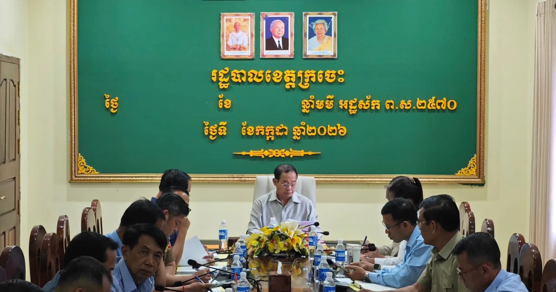 ឯកឧត្តម ហង់ ចាន់ឌី អភិបាលរងខេត្តក្រចេះ អញ្ជើញដឹកនាំកិច្ចប្រជុំផ្សព្វផ្សាយ និងពិគ្រោះយោបល់ ស្តីពីគម្រោងបង្កើតកំពង់ផែពហុបំណង