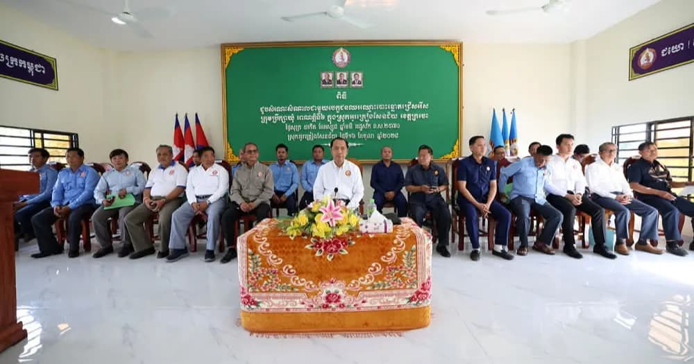 ឯកឧត្តម នេត្រ ភក្ត្រា អញ្ជើញជួបសំណេះសំណាលជាមួយបេក្ខជនឈរឈ្មោះបោះឆ្នោតជ្រើសរើសក្រុមប្រឹក្សាឃុំ អាណត្តិទី៦ ក្នុងស្រុកអូរគ្រៀងសែនជ័យ ខេត្តក្រចេះ