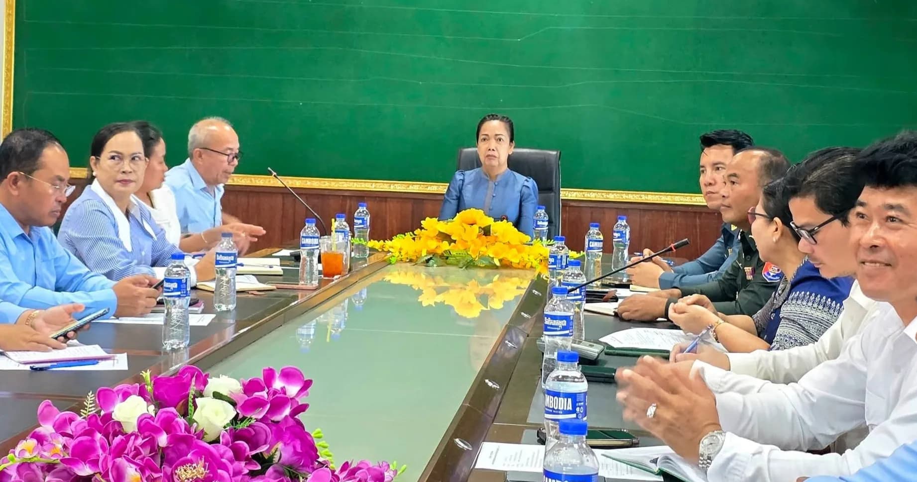 កិច្ចប្រជុំក្រុមការងារពិសេសសម្រាប់លុបបំបាត់ជំងឺគ្រុនចាញ់ សម្រាប់ត្រីមាសទី២ ខេត្តក្រចេះ